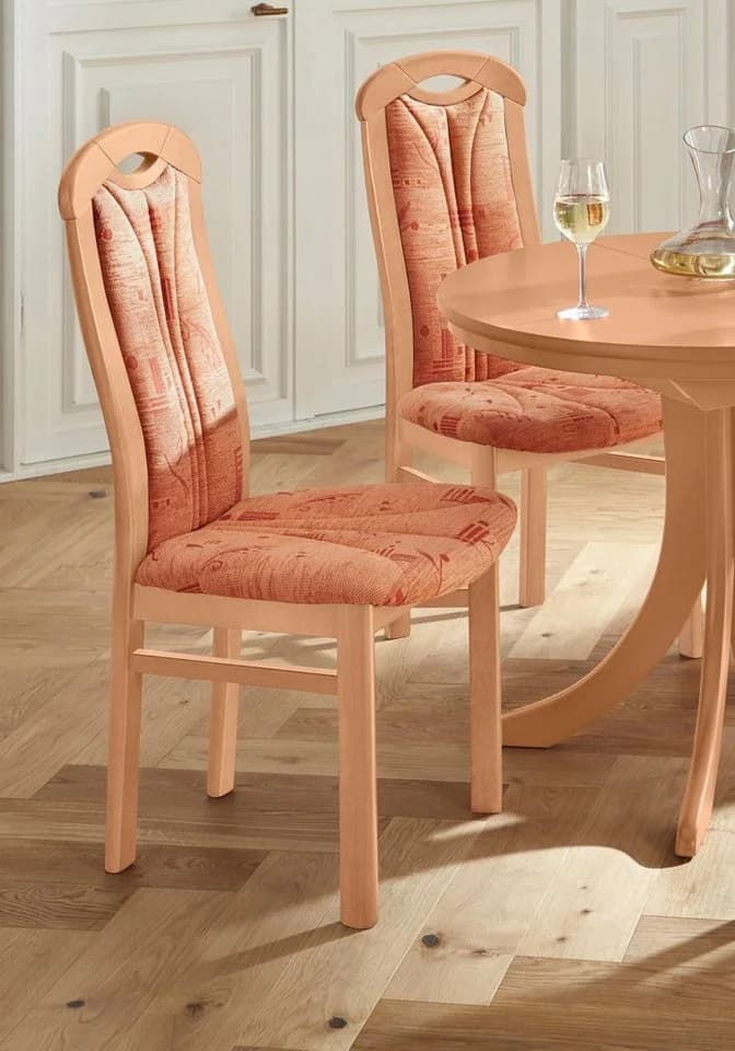 HOME AFFAIRE Armlehnstuhl ALEX Orange Buche Massivholz - Bild 3