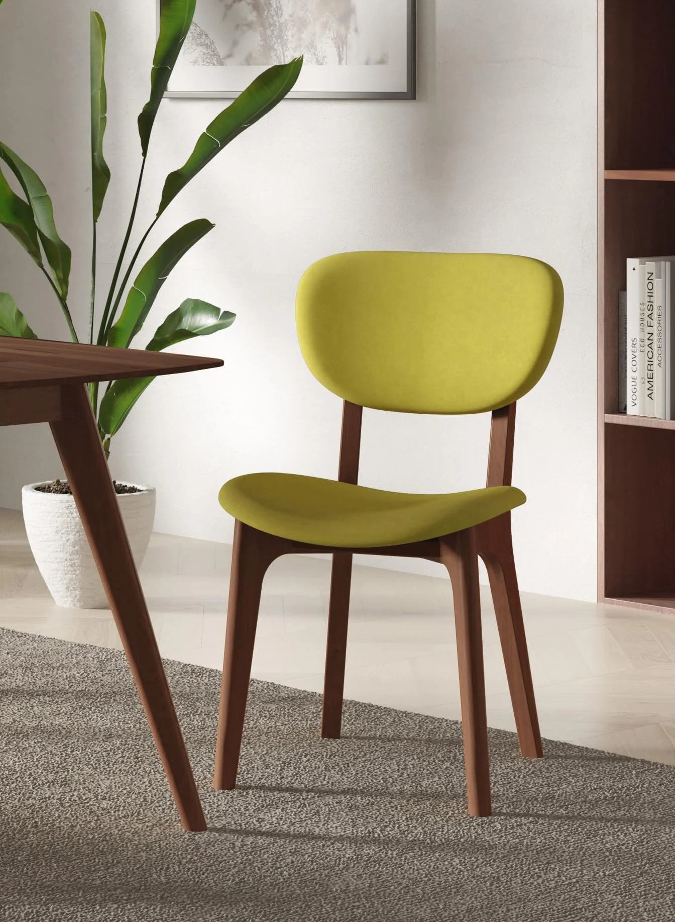 Stuhl INOSIGN COZY Made in Italy Grün Massivholz