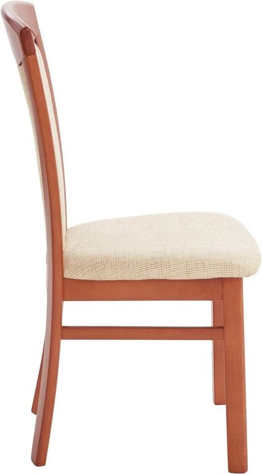 HOME AFFAIRE Esszimmerstuhl FERDI Massivholz Kirsch/Beige - Bild 5