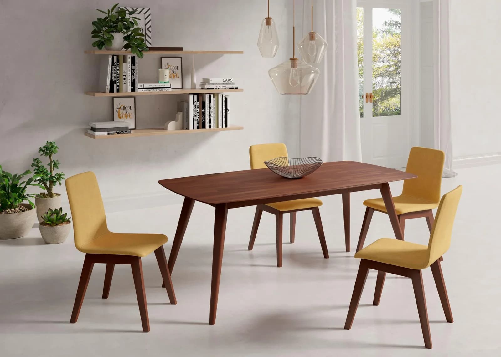 HOME AFFAIRE Esstisch Nussbaum Massivholz Modern