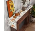 LAPAPRO Halloween Tischläufer Leinen Kürbisdruck 33x183 cm Bild 4