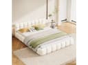 NMCXXO Polsterbett Beige Modernes Kopfteil Bild 2