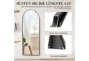 PXloue Ganzkörperspiegel Großer Ganzkörperspiegel Modernes Design Freistehend Bild 4