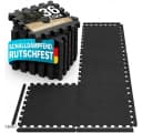 POPOLIC Puzzle-Teppichset 36-tlg. Schwarz Bild 2