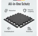 POPOLIC Puzzle-Teppichset 36-tlg. Schwarz Bild 4