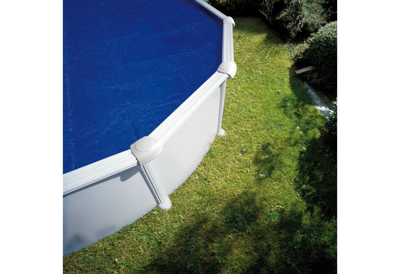 GRE Sommerabdeckplane für Stahlwandpools Blau - Bild 4