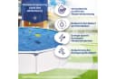 GRE Sommerabdeckplane für Stahlwandpools Blau Bild 5