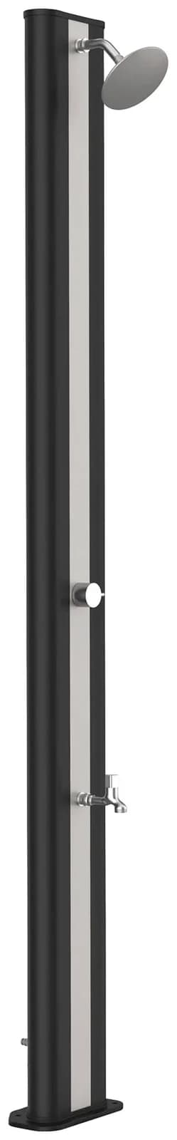 Solardusche GRE Schwarz 40 Liter