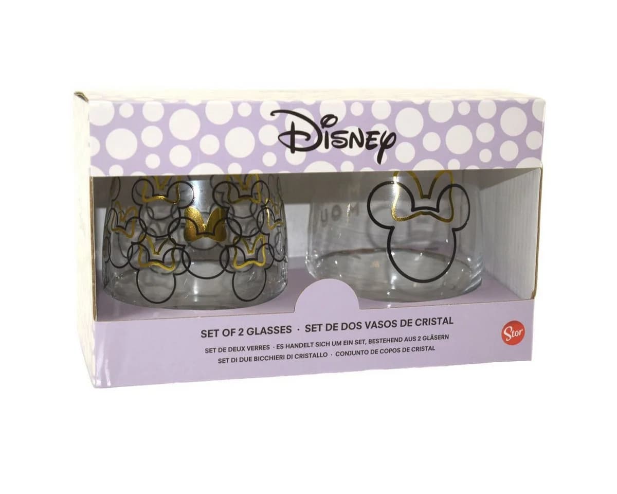Stor Trinkglas-Set Disney Minnie Mouse 2-teilig Glas - Bild 2