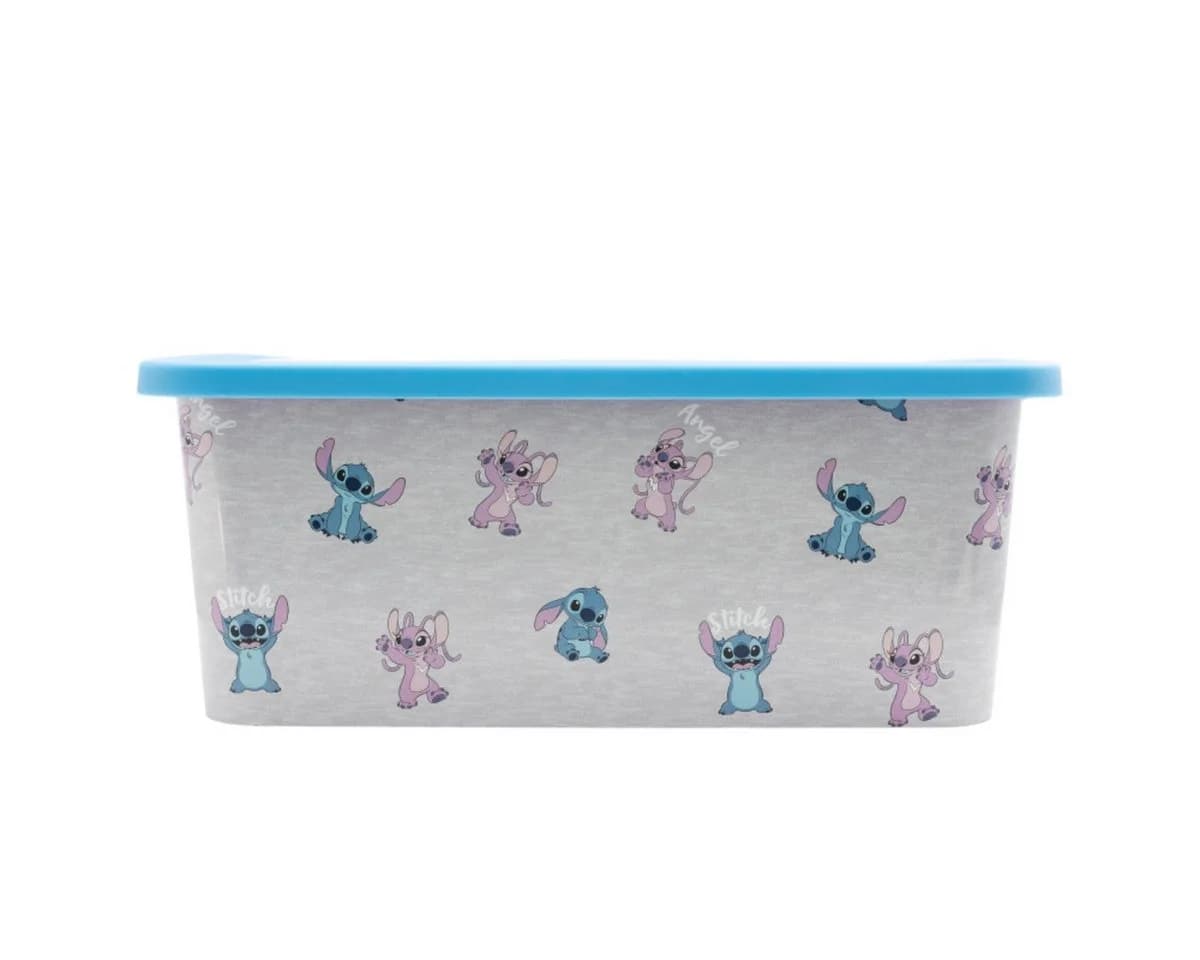 Storline Aufbewahrungsbox Disney Stitch Kinderbox 13 l mit Klickdeckel - Bild 3
