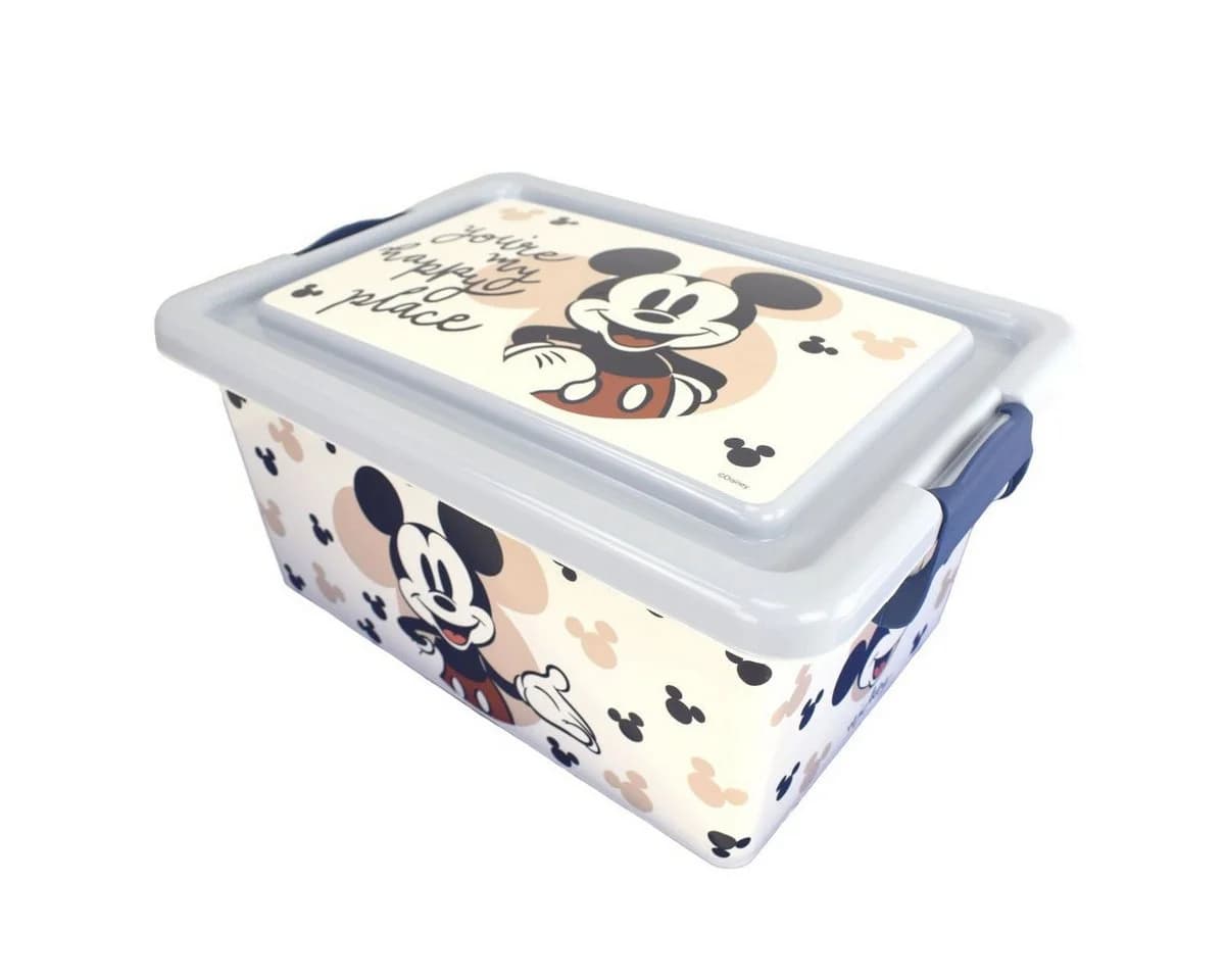 Stor Stapelbox Spielzeugkiste Disney Mickey Mouse Bunt - Bild 2
