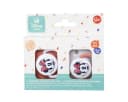 Disney Minnie Mouse Schnuller 2er Set rosa Silikon mit Schutzkappe Bild 5