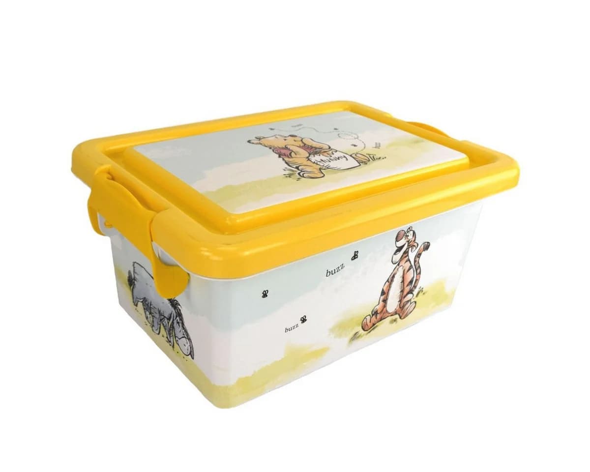 Stor Stapelbox Spielzeugkiste Disney Winnie Pooh Bunt - Bild 2