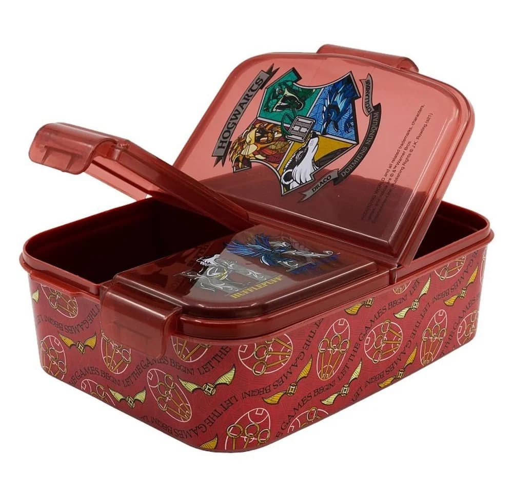 Harry Potter Lunchbox Brotdose 3 Fächer Kunststoff