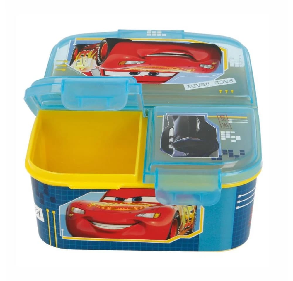 Disney Cars Lunchbox Brotdose 3 Fächer Bunt