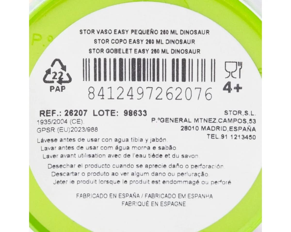 Storline Kinderbecher Dinosaur 260 ml Plastik Trinkbecher - Bild 3
