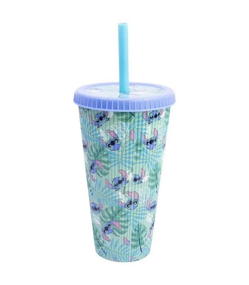 Lilo & Stitch To-Go Becher 790 ml mit Deckel & Strohhalm