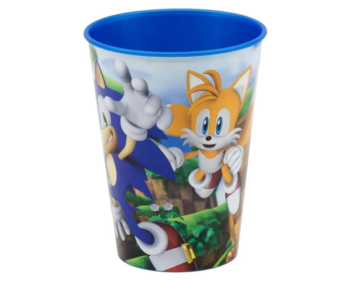 Storline Kinderbecher Sonic 260 ml Plastik Trinkbecher