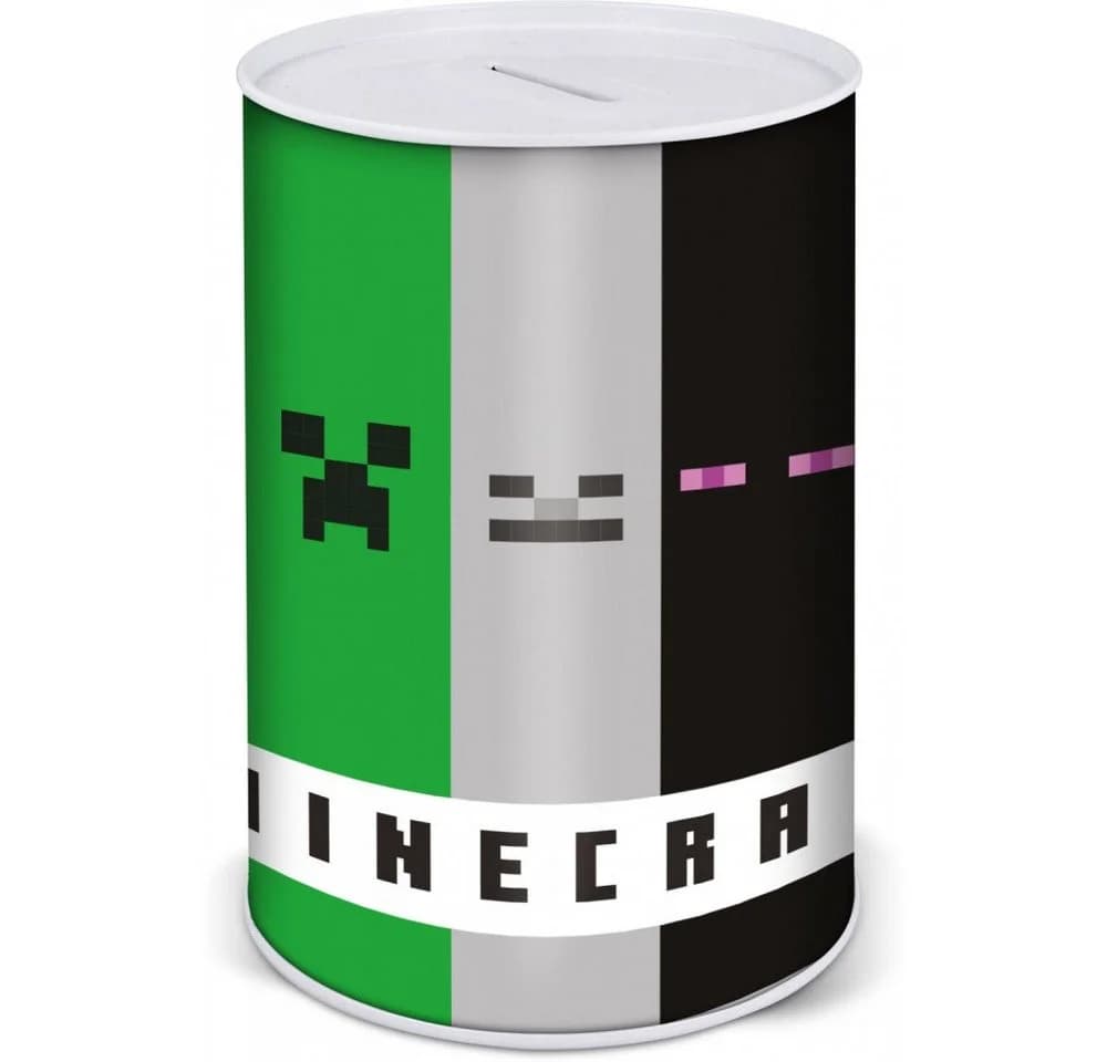 Tinisu Spardose Sparschwein Minecraft Metall - Bild 2