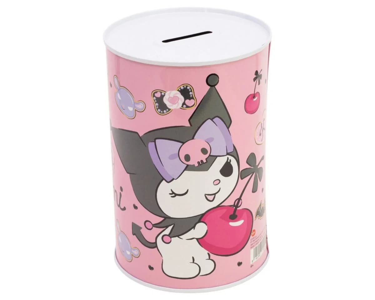 Hello Kitty Spardose Kuromi bedruckt aus Metall - Bild 2