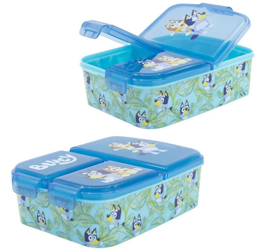 Bluey Lunchbox Brotdose 3 Fächer Blau - Bild 2