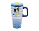 Bluey Thermobecher 640 ml Edelstahl doppelwandig mit Trinkhalm Bild 2