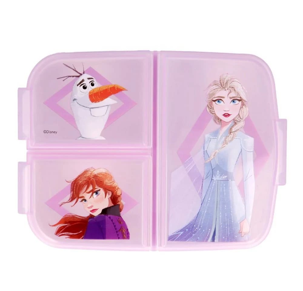 STOR Lunchbox Disney Frozen Kinder Brotdose 3 Fächer Rosa - Bild 2