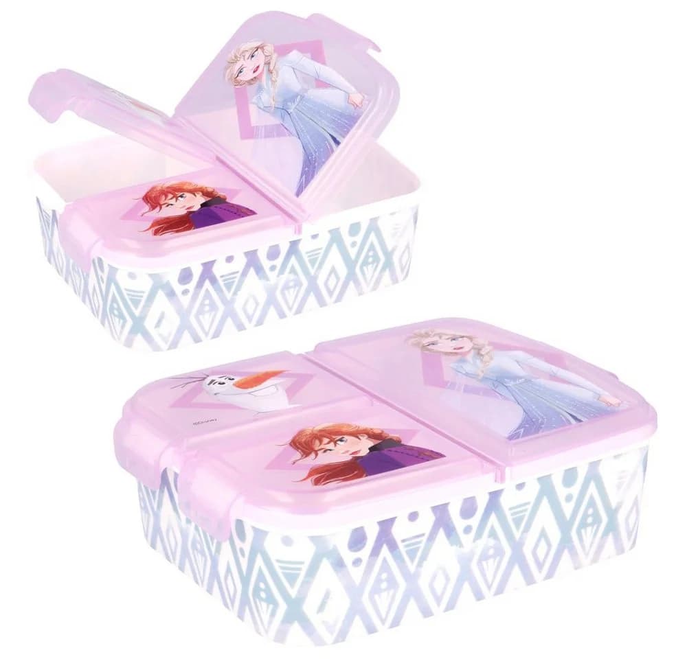 STOR Lunchbox Disney Frozen Kinder Brotdose 3 Fächer Rosa - Bild 3