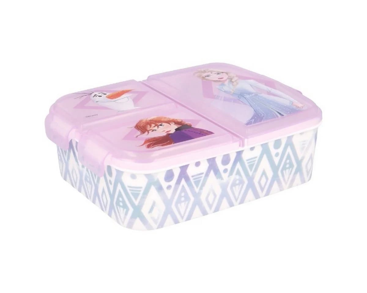 STOR Lunchbox Disney Frozen Kinder Brotdose 3 Fächer Rosa - Bild 4
