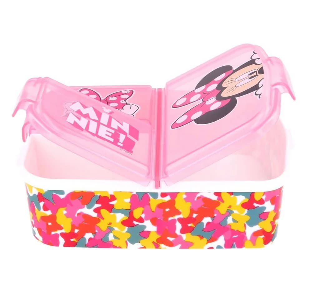 Disney Minnie Mouse Lunchbox Brotdose 3 Fächer Rosa