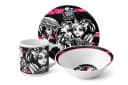 Rungassi 3-teiliges Monster High Keramik-Set Schale Teller Tasse Bunt Bild 1