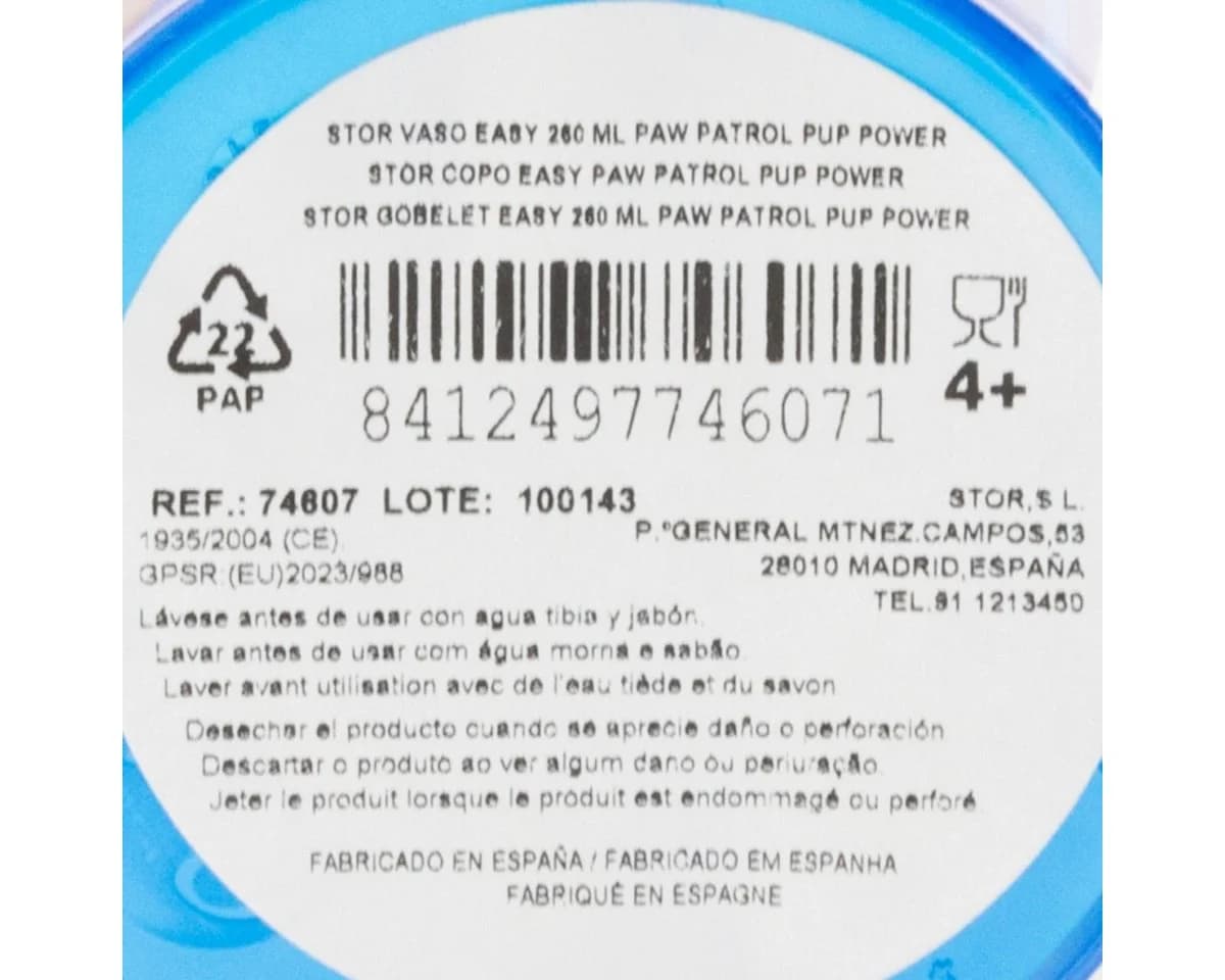 Storline Kinderbecher Paw Patrol 260 ml Plastik - Bild 3