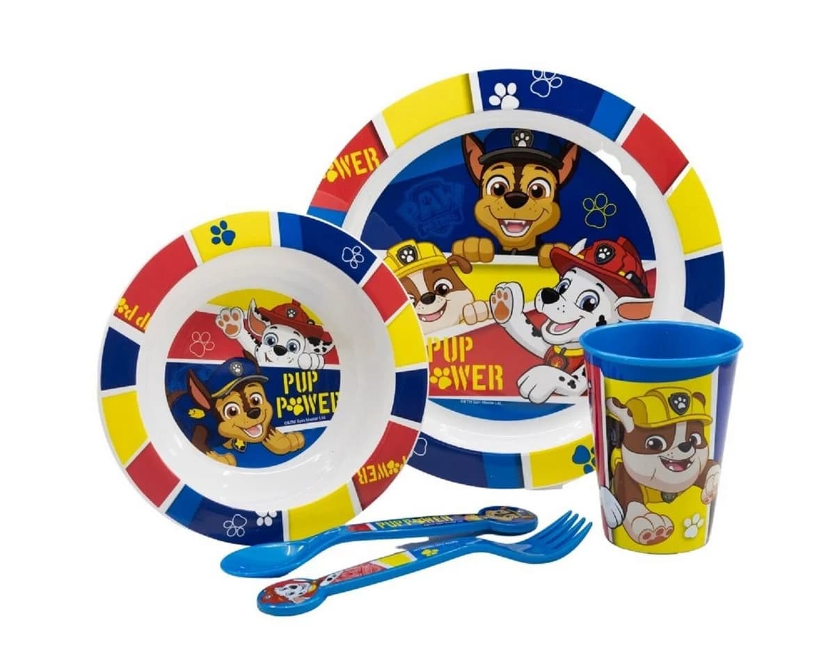 PAW Patrol Kindergeschirr-Set 5-teilig Mikrowellengeeignet - Bild 2