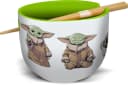 Star Wars The Mandalorian Ramen Schüssel mit Stäbchen Grogu Design Bild 2