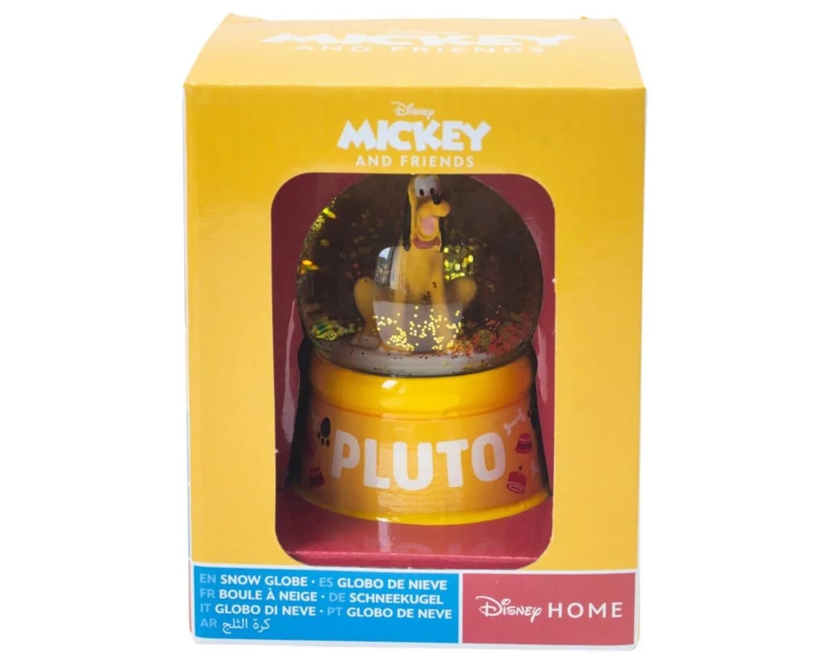 Disney Mickey Mouse Schneekugel Pluto Glas Schneekugel - Bild 3