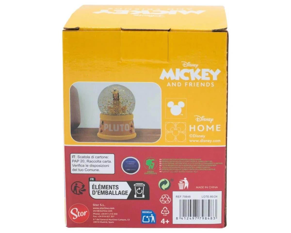 Disney Mickey Mouse Schneekugel Pluto Glas Schneekugel - Bild 4