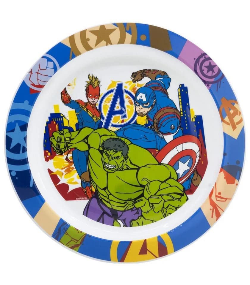 MARVEL Brotteller Kinder Teller Mikrowellengeeignet - Bild 2