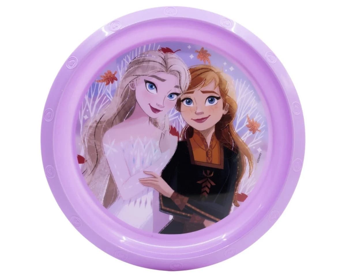 Disney Frozen Kinderteller Bruchsicher Essteller Motivdesign Lila