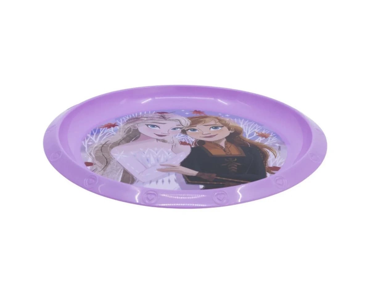 Disney Frozen Kinderteller Bruchsicher Essteller Motivdesign Lila - Bild 2