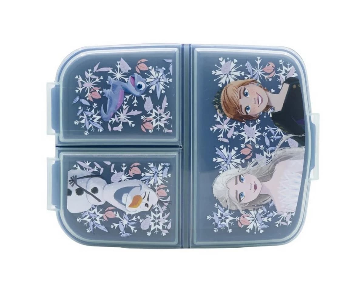 Stor Lunchbox Disney Frozen Kinder Brotdose 3 Fächer Blau - Bild 3