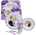 Disney Frozen Kindergeschirr-Set 5-teilig Melamin Kunststoff Bild 2