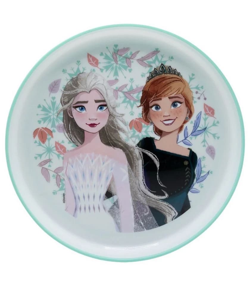 Disney Frozen Kinder Teller Premium Bicolor rutschhemmend Keramik - Bild 2