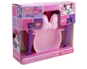 Disney Minnie Mouse Kindergeschirr-Set 4-teilig Teller Schale Besteck Bild 1