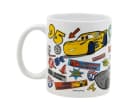 Storline Keramiktasse Disney Cars 325ml Stickers Design Geschenkset Bild 1