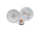Disney Frozen Kindergeschirr-Set 3-teilig Keramik Teller Schale Becher Bild 2