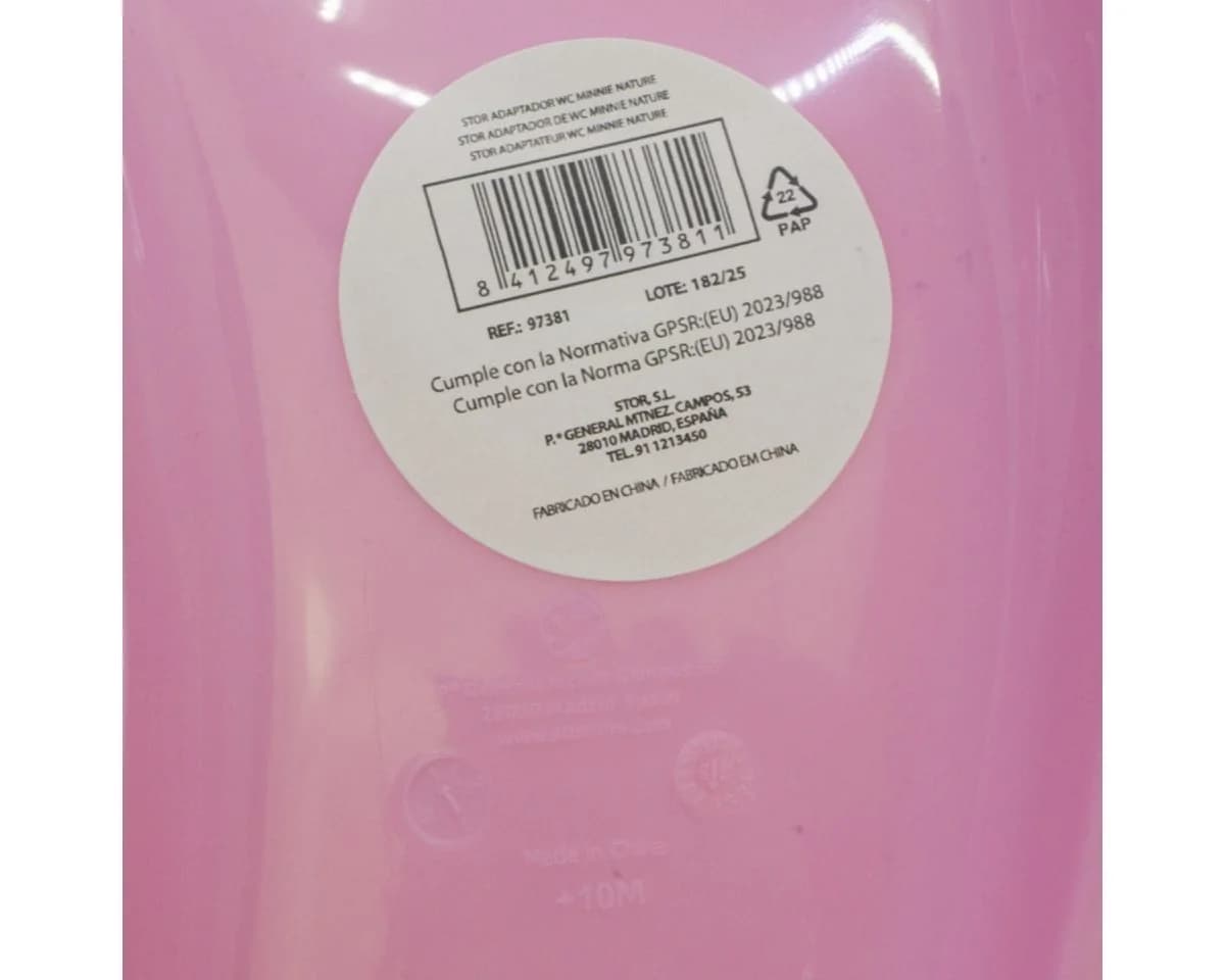 Disney Minnie Mouse Kinder-WC-Sitz Nature Rosa Rutschfest - Bild 5