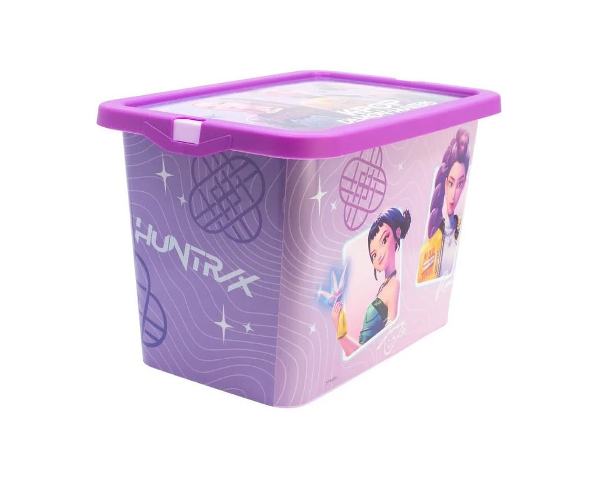 K-Pop Demon Hunters Aufbewahrungsbox HUNTRIX Violet 7 L Klickbox - Bild 2