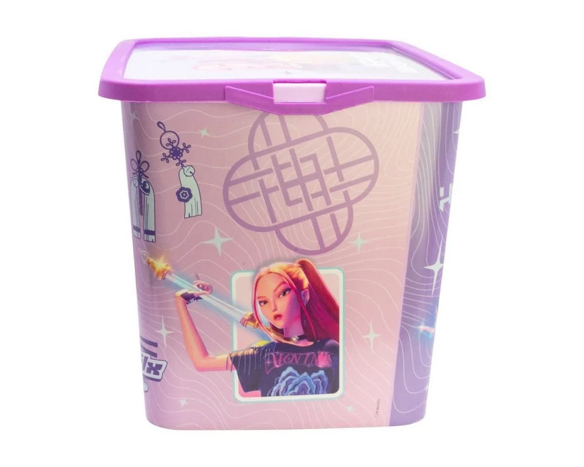 K-Pop Demon Hunters Aufbewahrungsbox HUNTRIX 23 L Klickbox Violet - Bild 4