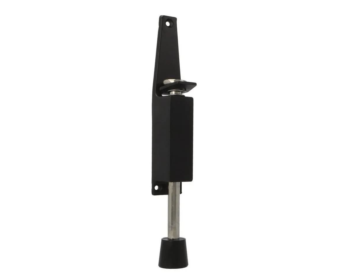 MS Beschläge Türfeststeller Schwarz Metall 165mm