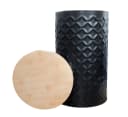 Kesper Kaffeedose Metall mit Holzdeckel Schwarz Bild 1
